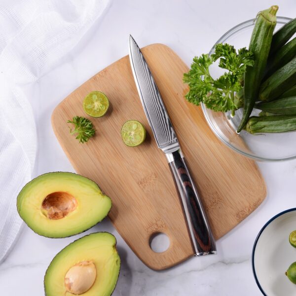 HCD4068 - 5 Inch 67 Layer VG10 Damascus Steel Paring Knife - Image 3