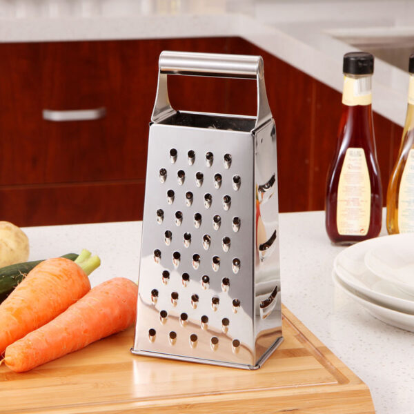 TW-MG00400 Multi functional stainless steel 4 sides cheese grater vegetable grater carrot zester kitchen tools - Image 2