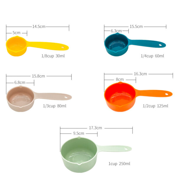 TW-MS00700 Plastic Measuring Cups and Spoon Set - Image 2