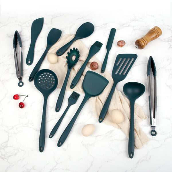 TW-NK00700 Heat Resistant Silicone Cookware Set Nonstick Cooking Tools Kitchen Baking Tool Kit Utensils Kitchen Accessories - Image 4