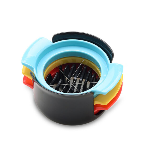 TW- EC00100 3 in 1 Egg Slicer for Hard Boiled Egg Stainless Steel Wire Slicer
