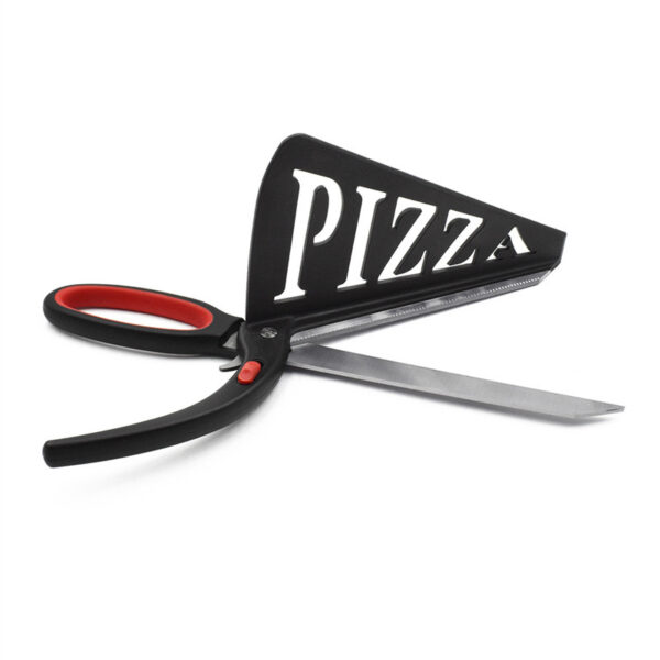 TW-SC00600 Pizza Scissors Easy Cutter with Spatula Scoop - Image 3